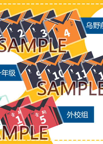 排球少年眼镜布-队服款