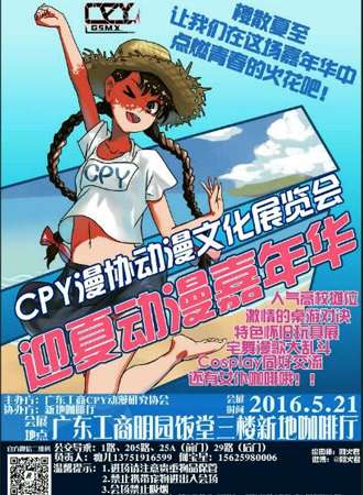 肇庆CPY漫协动漫文化展览会