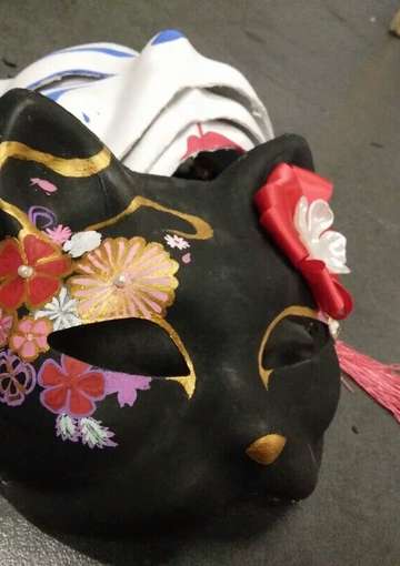 手绘面具若干