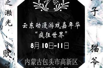 云东动漫游戏嘉年华“疯狂世界” -----脚踩白云，剑指东方