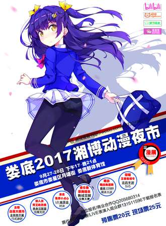 娄底2017湘博动漫夜市