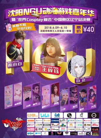 沈阳NGU动漫游戏嘉年华暨WCS（世界Cosplay峰会）辽宁赛区总决赛