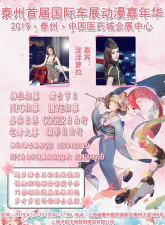 泰州首届国际车展动漫嘉年华
