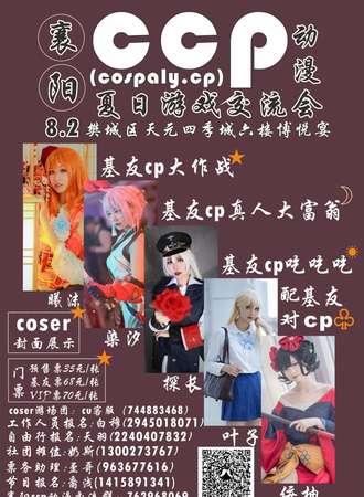 襄阳ccp动漫夏日游戏交流会