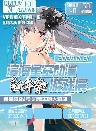 滨海首届星空动漫新年狂欢展