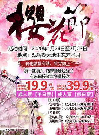 2020深圳观澜湖第四届樱花节