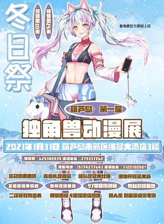 葫芦岛独角兽第一届冬日展动漫展