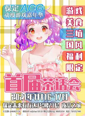 保定ACG动漫游戏嘉年华 首届茶话会