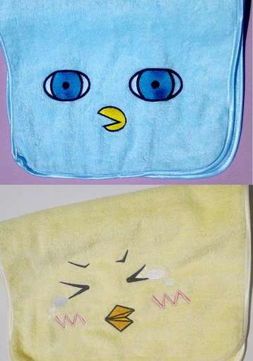 黑子鸡优质萌毛巾